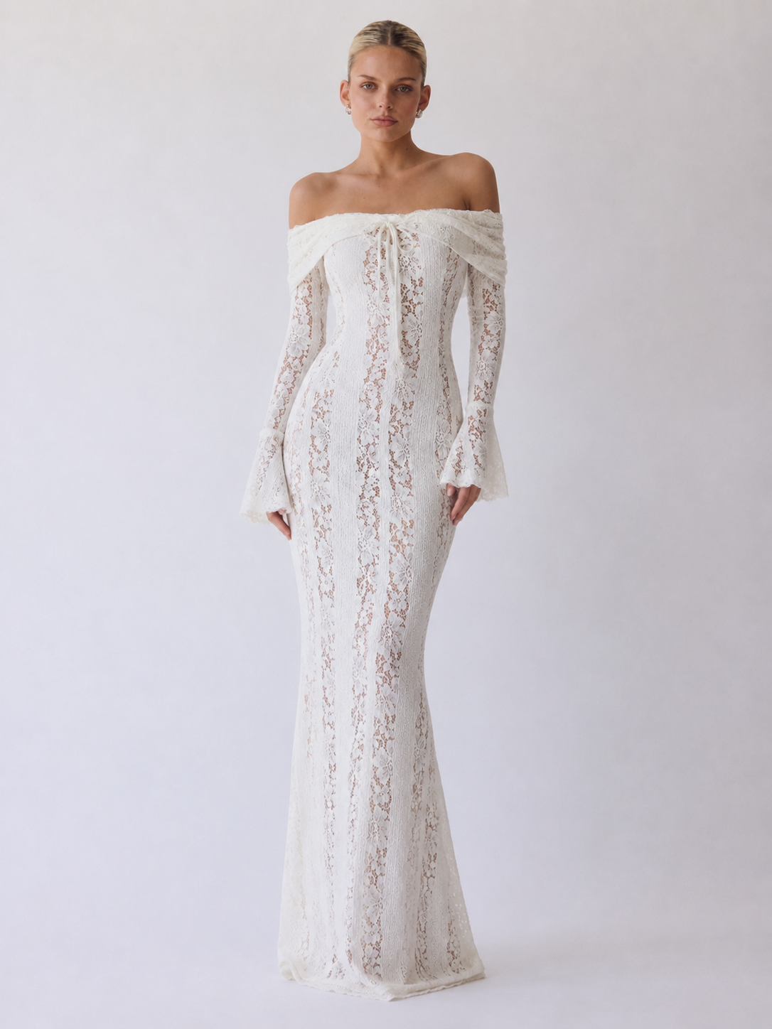 Weißes Spitzenkleid für Standesamt und Sommeranlässe